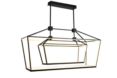 Linear/Island Open Frame by Avenue Lighting ( 192 | HF9413-BLK Park Ave. ) 