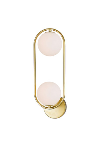 Sconces Double Glass by CWI Lighting ( 401 | 1212W6-2-169 Celeste ) 