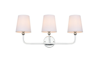 Bathroom Fixtures Three Lights by Elegant Lighting ( 173 | LD7322W26CH Colson ) 