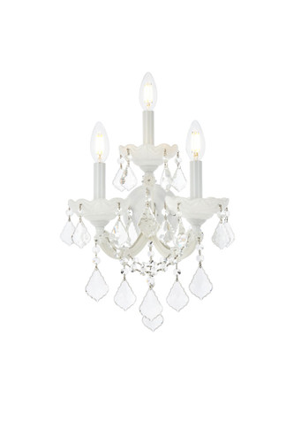 Sconces Triple Candle by Elegant Lighting ( 173 | 2800W3WH/RC Maria Theresa ) 