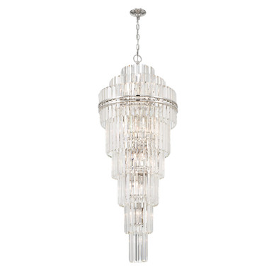 Large Chandeliers Glass Shade by Crystorama ( 60 | HAY-1419-PN Hayes ) 