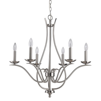 Mid. Chandeliers Candle by Acclaim Lighting ( 106 | IN11250SN Genevieve ) 