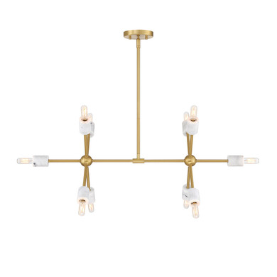 Linear/Island 4 Light + by Designers Fountain ( 43 | D304C-IS-BG Star Dust ) 