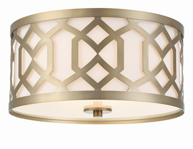 Flush Mounts Drum Shade by Crystorama ( 60 | 2263-AG Jennings ) 