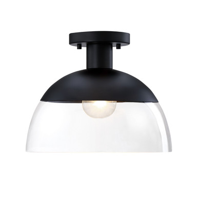 Semi-Flush Mts. Glass Down by Designers Fountain ( 43 | D308M-SF-MB Rey ) 