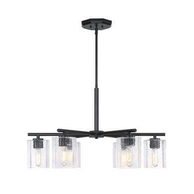 Mid. Chandeliers Glass Down by Designers Fountain ( 43 | D309M-6CH-MB Haven ) 