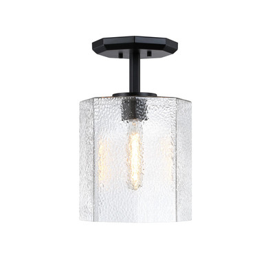 Semi-Flush Mts. Glass Down by Designers Fountain ( 43 | D309M-SF-MB Haven ) 