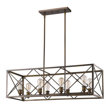 Linear/Island Open Frame by Acclaim Lighting ( 106 | IN21123ORB Brooklyn ) 