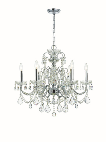 Mid. Chandeliers Candle by Crystorama ( 60 | 3226-CH-CL-MWP Imperial ) 