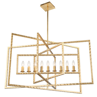Foyer/Hall Lanterns Open Frame by Crystorama ( 60 | 337-GA Capri ) 