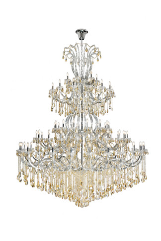 Large Chandeliers Glass Shade by Elegant Lighting ( 173 | 2803G120C-GS/RC Maria Theresa ) 