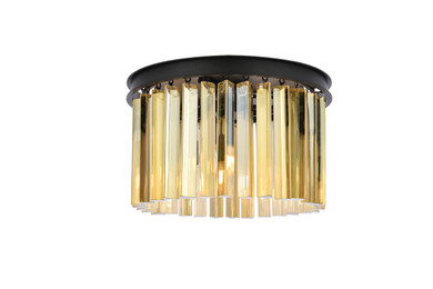 Flush Mounts Drum Shade by Elegant Lighting ( 173 | 1208F16MB-GT/RC Sydney ) 