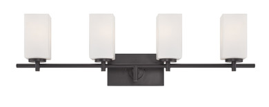 Bathroom Fixtures Four Lights by Designers Fountain ( 43 | 6734-BBR Dakota ) 