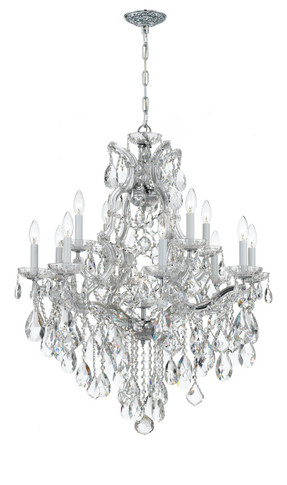 Mid. Chandeliers Candle by Crystorama ( 60 | 4413-CH-CL-MWP Maria Theresa ) 