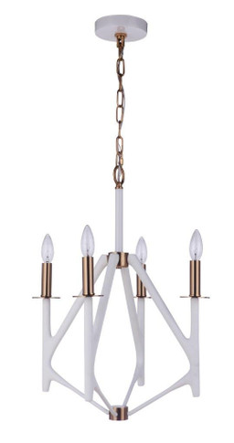 Mini Chandeliers Candle by Craftmade ( 46 | 55534-MWWSB The Reserve ) 