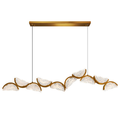 Linear/Island Geometric/Linear by CWI Lighting ( 401 | 1715P70-10-624 Moon ) 