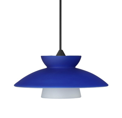 Mini Pendants Glass Down by Besa ( 74 | X-271823-BK Besa Trilo 7 Pendant ) 