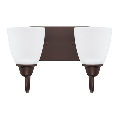 Bathroom Fixtures Two Lights by Capital Lighting ( 65 | 115121BZ-337 Trenton ) 