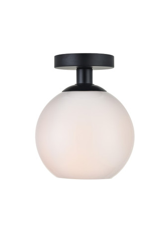 Flush Mounts Glass Down by Elegant Lighting ( 173 | LD2205BK BAXTER ) 