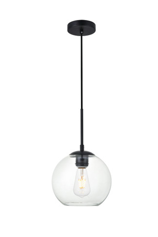 Mini Pendants Glass Down by Elegant Lighting ( 173 | LD2206BK BAXTER ) 