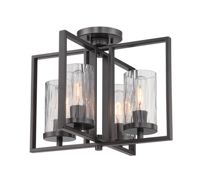 Semi-Flush Mts. Cage by Designers Fountain ( 43 | 86511-CHA Elements ) 