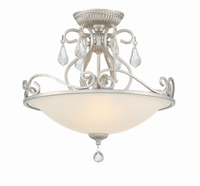 Semi-Flush Mts. Bowl Style by Crystorama ( 60 | 5010-OS-CL-MWP Ashton ) 