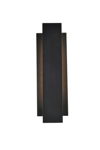 Exterior Wall Mt./Flush by Elegant Lighting ( 173 | LDOD4005BK Raine ) 
