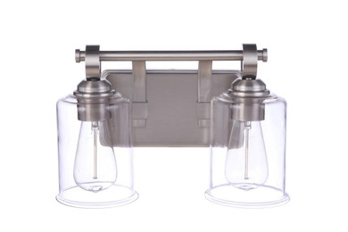 Bathroom Fixtures Two Lights by Craftmade ( 46 | 56402-BNK Romero ) 