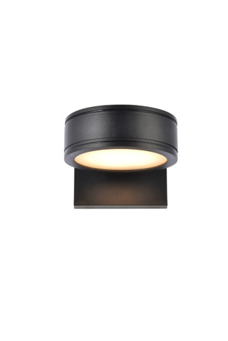 Exterior Wall Mount by Elegant Lighting ( 173 | LDOD4018BK Raine ) 