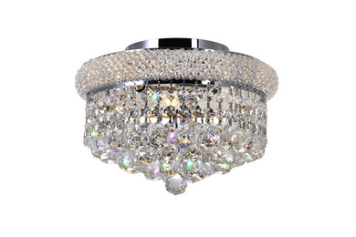 Flush Mounts Drum Shade by CWI Lighting ( 401 | 8001C12C Empire ) 