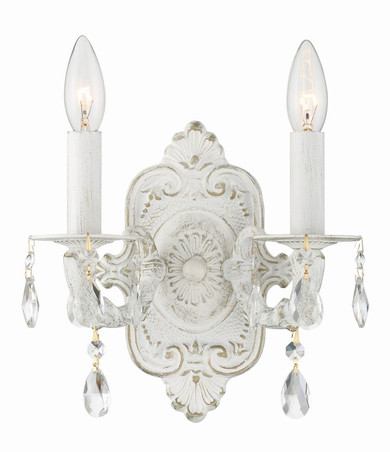 Sconces Double Candle by Crystorama ( 60 | 5022-AW-CL-MWP Paris Market ) 