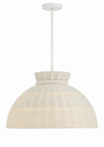 Pendants Fabric Shade by Crystorama ( 60 | RES-10524-MT Reese ) 