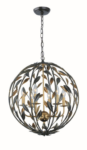 Mid. Chandeliers Sphere by Crystorama ( 60 | 506-EB-GA Broche ) 