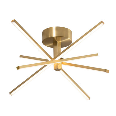Semi-Flush Mts. Geometric/Linear by AFX Lighting ( 162 | JAXF1515L30D1SB Jaxx ) 