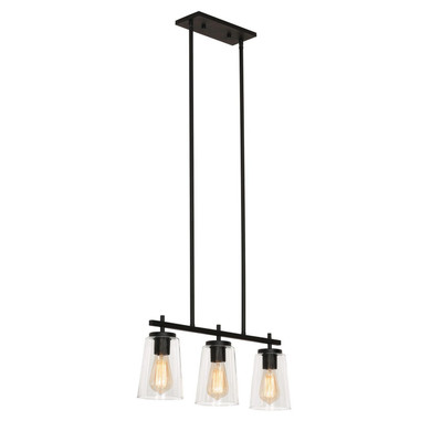 Linear/Island 3 Light Bar by AFX Lighting ( 162 | JNNP0523MBBK Joanna ) 