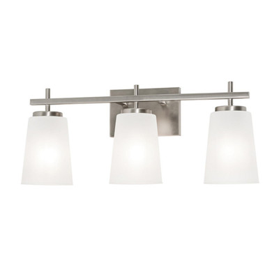Bathroom Fixtures Three Lights by AFX Lighting ( 162 | JNNV2209MBSN Joanna ) 