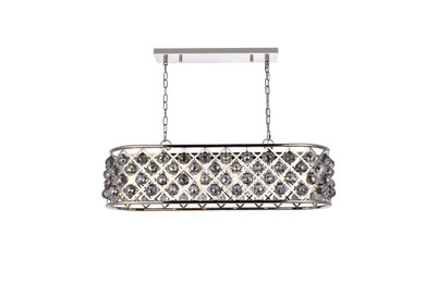 Linear/Island Drum Shade by Elegant Lighting ( 173 | 1216G40PN-SS/RC Madison ) 