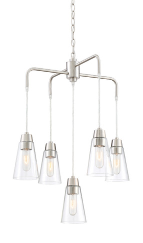 Mid. Chandeliers Glass Down by Designers Fountain ( 43 | 87885-SP Echo ) 