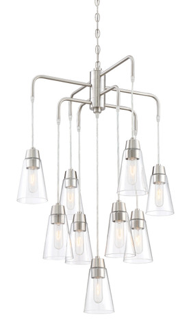 Mid. Chandeliers Glass Down by Designers Fountain ( 43 | 87889-SP Echo ) 