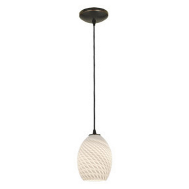 Mini Pendants Cable by Access ( 18 | 28023-1C-ORB/WHTFB Brandy FireBird ) 
