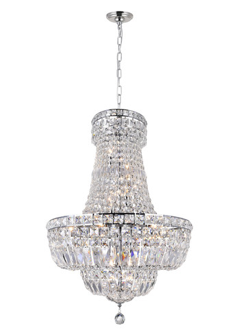 Mid. Chandeliers Glass Down by CWI Lighting ( 401 | 8003P22C Stefania ) 
