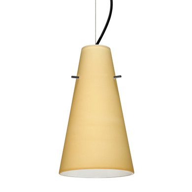 Mini Pendants Glass Down by Besa ( 74 | 1KX-4124VM-BK Besa Cierro Cable Pendant ) 