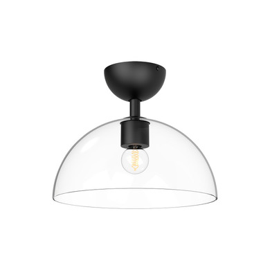 Semi-Flush Mts. Glass Down by Alora ( 452 | SF563012MBCL Jude ) 