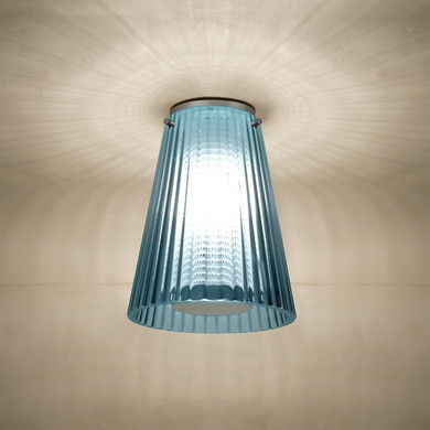 Flush Mounts Glass Down by Besa ( 74 | DIONBLC-SN Besa Dion Ceiling ) 