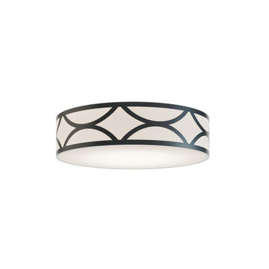 Flush Mounts Drum Shade by AFX Lighting ( 162 | LAKF20LAJUDBK-BB Lake ) 