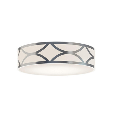 Flush Mounts Drum Shade by AFX Lighting ( 162 | LAKF24LAJUDNP-MSBB Lake ) 