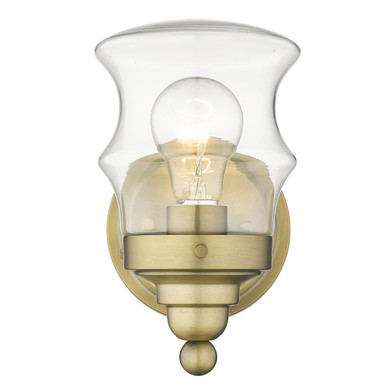 Sconces Single Glass by Acclaim Lighting ( 106 | IN40071ATB Keal ) 