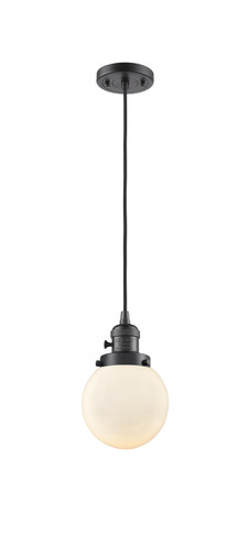 Mini Pendants Glass Down by Innovations ( 405 | 201CSW-OB-G201-6-LED Franklin Restoration ) 