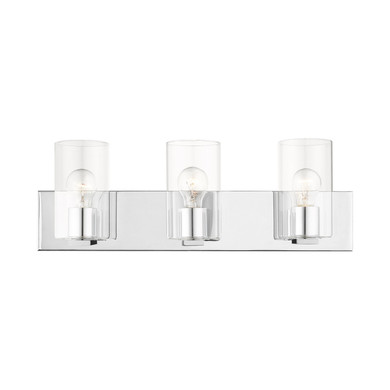 Bathroom Fixtures Three Lights by Livex Lighting ( 107 | 16553-05 Zurich ) 
