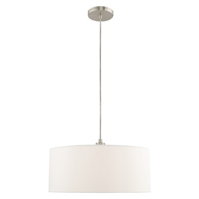 Pendants Drum Shade by Livex Lighting ( 107 | 41090-91 Meridian ) 